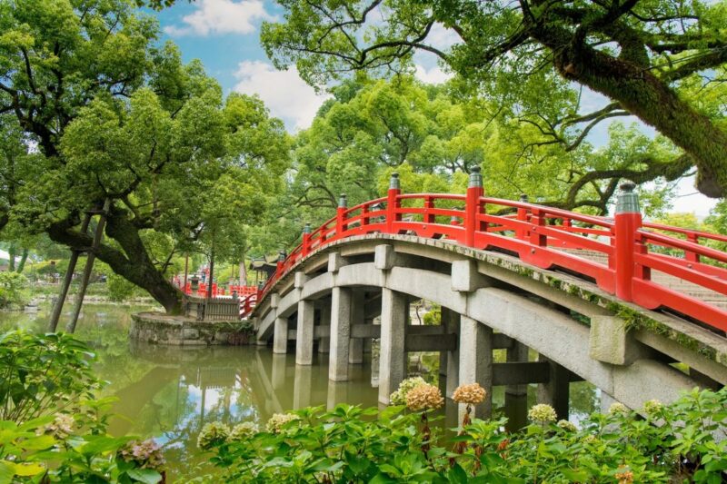 bridge which inside Dazaifu Tenmangu Shrine