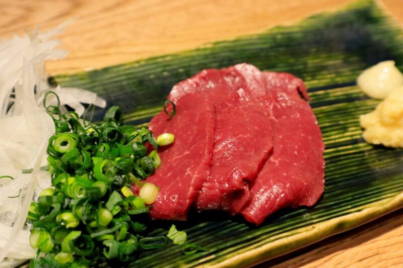 馬肉刺身