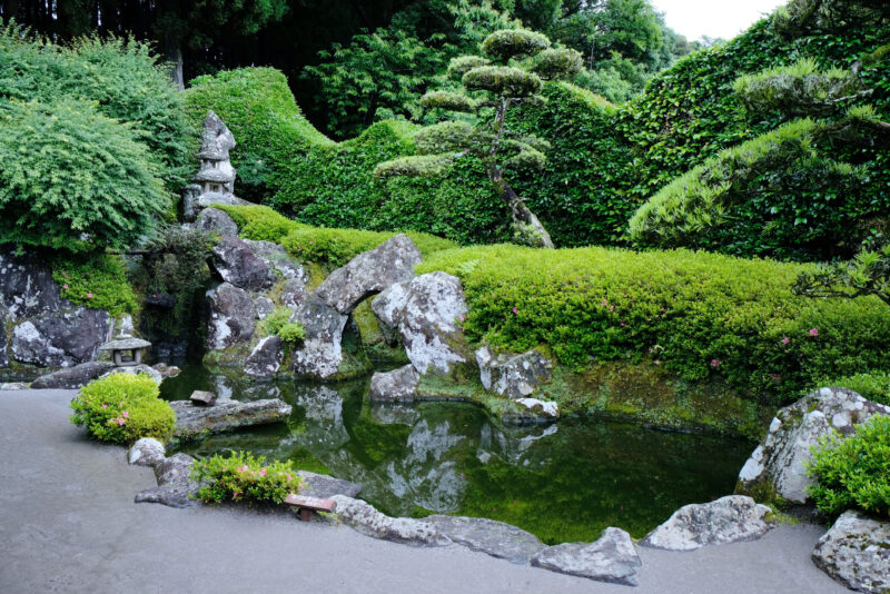 สวนสวย 7 แห่งประจำหมู่บ้านซามูไรจิรัน Chiran Samurai Residence Garden คาโกชิม่า