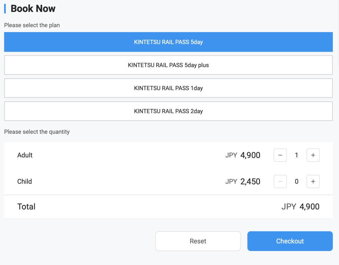 Kintetsu Rail Pass Digital Ticket Guide