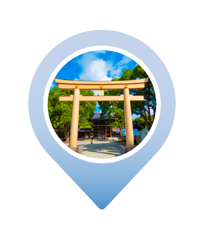 Pin MEIJI SHRINE