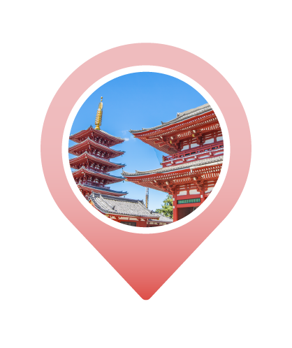 Pin SENSO-JI TEMPLE