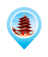 Pin SHITENNOJI TEMPLE