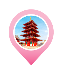 Pin SHITENNOJI TEMPLE
